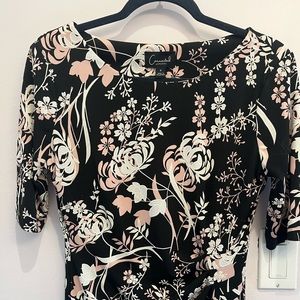 Dress. Black/pink/white. Size 6. Connected Apparel